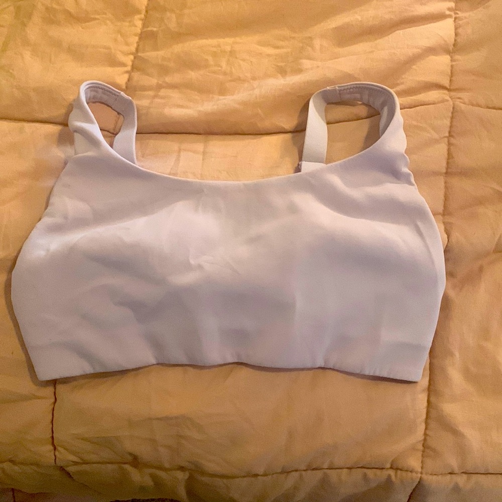 Lavender Lululemon In Alignment Straight-Strap Bra 
Light Support